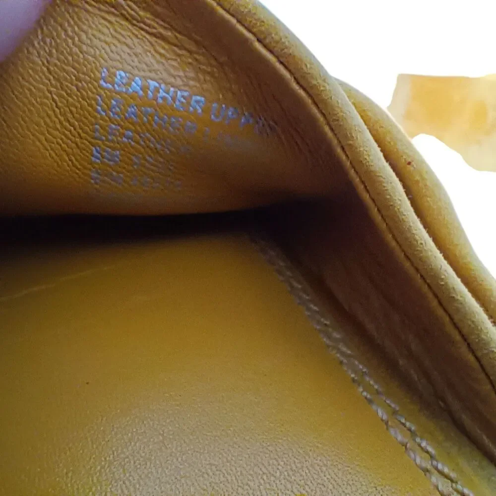 Tory Burch Annabelle Bow Slides Flats Sandals Yellow Suede Womens 8